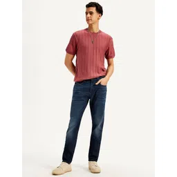 Levis Men Classic Tapered Fit Mid-Rise Light Fade Clean Look Jeans-picture-19