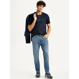 Levis Men Classic Tapered Fit Mid-Rise Light Fade Stretchable Jeans-picture-10