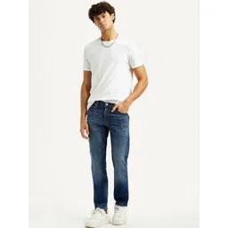 Levis Men Classic Tapered Fit Mid-Rise Light Fade Stretchable Jeans-picture-26