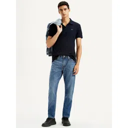 Levis Men Classic Tapered Fit Mid-Rise Light Fade Stretchable Jeans image 4