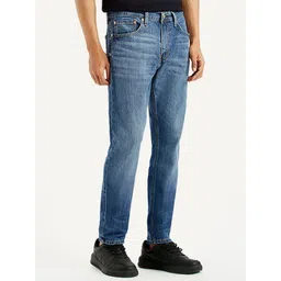 Levis Men Classic Tapered Fit Mid-Rise Light Fade Stretchable Jeans image 2