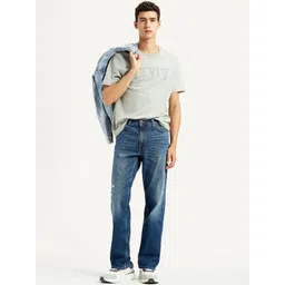 Levis Men Classic Tapered Fit Mid-Rise Mildly Distressed Light Fade Stretchable Jeans-picture-15
