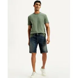 levi's Men Lightly Washed Slim Fit Denim Shorts -picture-17