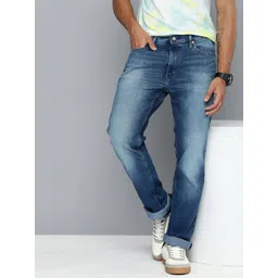 Levis Men Mid Rise 513 Slim Straight Fit Heavy Fade Stretchable Jeans-picture-22