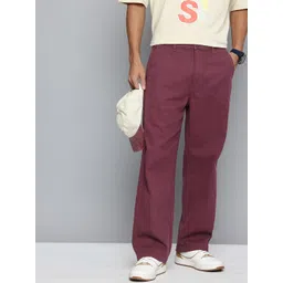 Levis Men Wide Leg Pure Cotton Chinos Trousers-picture-39