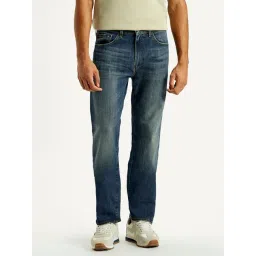 Levi's Men's 505 Mid Indigo Straight Fit Mid Rise Jeans-picture-27