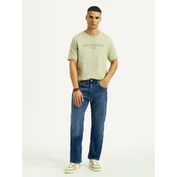 levi's Men's 505 Mid Indigo Straight Fit Mid Rise Jeans-picture-37