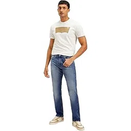 levi's Men's 505 Regular Fit Blue Jeans-picture-12