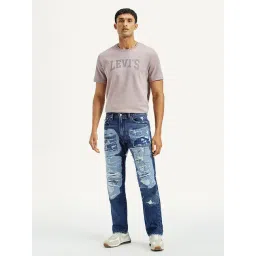 Levi's Men's 505 Straight Fit Blue Jeans-picture-18