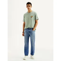 Levi's Men's 505 Straight Fit Blue Jeans image 3