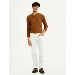 levi's Men's 511 White Slim Fit Mid Rise Jeans-picture-16