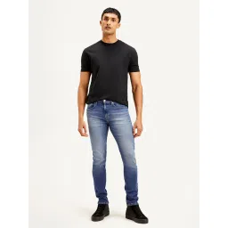 levi's Men's 512 Blue Slim Tapered Fit Mid Rise Jeans-picture-37