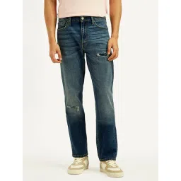 Levi's Men's 513 Mid Indigo Slim Straight Fit Mid Rise Jeans-picture-44