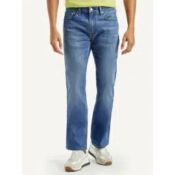 Levi's Men's 527 Mid Indigo Bootcut Fit Mid Rise Jeans-picture-33