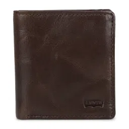 levi's Men's Brown Brand Logo Bi-Fold Wallet-picture-32