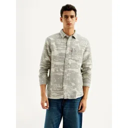 Levi's Men's Camo Slim Fit Shirt-picture-23