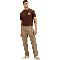 levi's Men's Mid Rise Khaki Loose Fit Cargo Trousers-picture-16