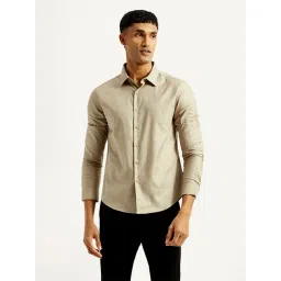 Levi's Men's Redloop Beige Slim Fit Shirt-picture-21