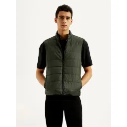 Levi's Men's Solid Green Puffer Jacket-picture-41