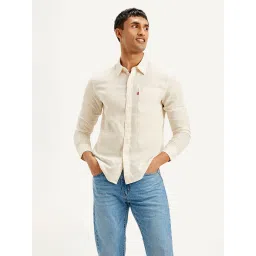 levi's Men's Solid Slim Fit Linen Shirt-picture-20