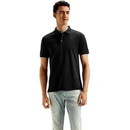 levi's Men's Solid Slim Fit Polo T-Shirt Black-picture-13