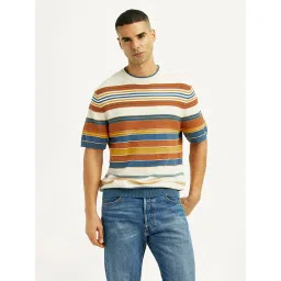 levi's Men's Striped Multicolor Loose Fit T-Shirt-picture-13