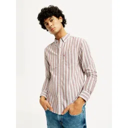 Levi's Men's Striped Slim Fit Shirt-picture-20