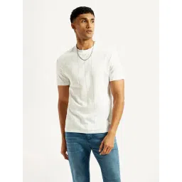 Levi's Men's Striped White Crew Neck T-Shirt-picture-43