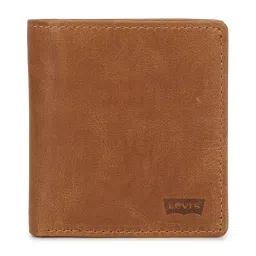 levi's Men's Tan Brand Logo Bi-Fold Wallet-picture-33