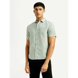 Levi's Mint Green Slim Fit Shirt-picture-27