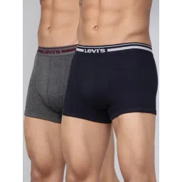 Levi's Multi Cotton Regular Fit Trunks - Pack Of 2-picture-38