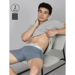 Levi's Multicolor Cotton Solid Trunks Pack of 2-picture-23