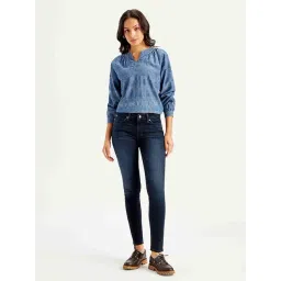Levi's Navy Blended Solid Jeans-picture-25