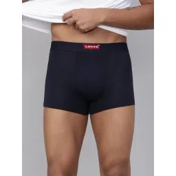 Levi's Navy Cotton Regular Fit Trunks-picture-33