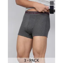 Levis Pack Of 3 Pure Cotton Short Trunks-image-4