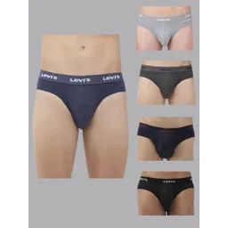 levi's Pack of 5 Contoured Double Pouch, Tag Free Comfort & Smartskin Technology Style# 009 Neo Men Brief-picture-12
