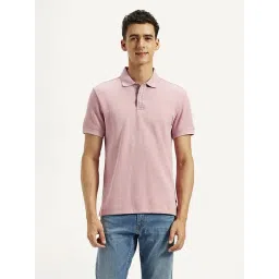 Levi's Pink Cotton Slim Fit Polo T-Shirt-picture-39