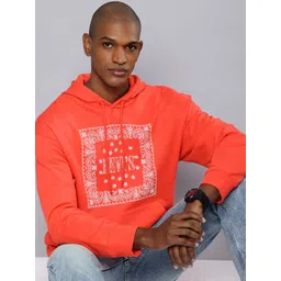 Levis Pure Cotton Ethnic Printed Hooded Sweatshirt-picture-13