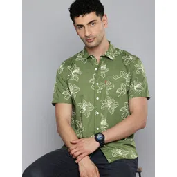 Levis Pure Cotton Floral Printed Slim Fit Casual Shirt-picture-26