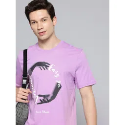 Levis Pure Cotton Typography Printed T-shirt-picture-11