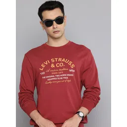 Levis Pure Cotton Typography Puff Printed Pullover Sweatshirt-picture-24