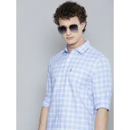 Levis Slim Fit Checked Pure Cotton Casual Shirt-picture-25