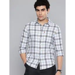 Levis Slim Fit Checked Pure Cotton Casual Shirt-picture-20