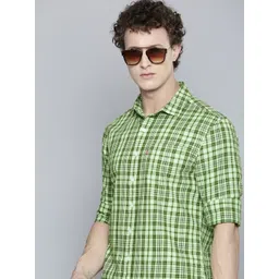 Levis Slim Fit Checked Pure Cotton Casual Shirt image 1