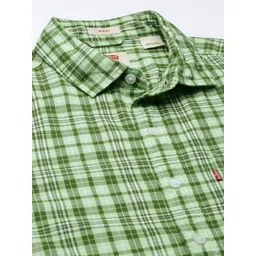 Levis Slim Fit Checked Pure Cotton Casual Shirt image 2