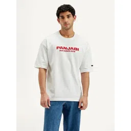 Levi's White Cotton Loose Fit Printed T-Shirt-picture-22