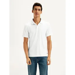 Levi's White Cotton Regular Fit Polo T-Shirt-picture-41