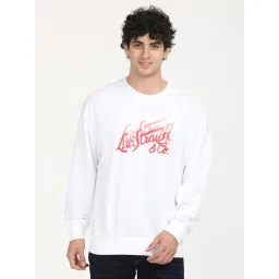 Levi's White Cotton Regular Fit Printed Sweatshirt-picture-44