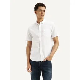 Levi's White Cotton Slim Fit Shirt-picture-30