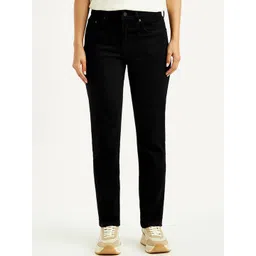 Levis Women Classic Straight Fit Mid-Rise Stretchable Jeans-picture-30